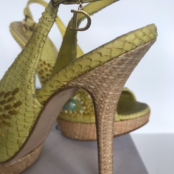 Authentic Christian Dior Slingback Sandals - Picture 4 of 7